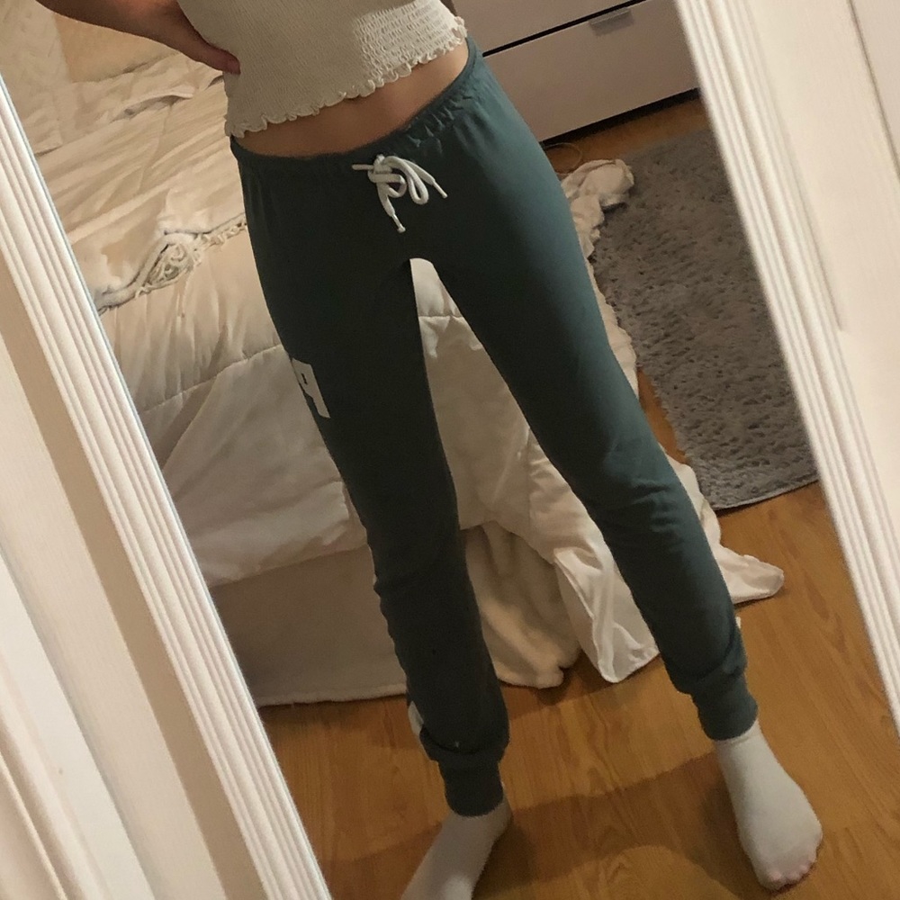 Pink sweatpants
